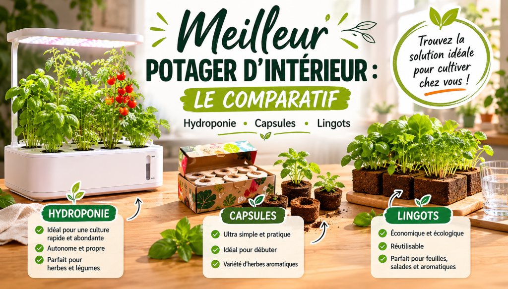 Meilleur potager d'intérieur 2026 : le comparatif