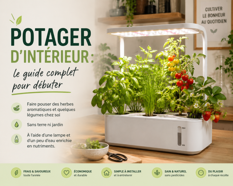 Potager d'intérieur : le guide complet pour débuter